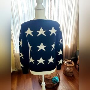 MaxMara Star Pattern Knit Sweater